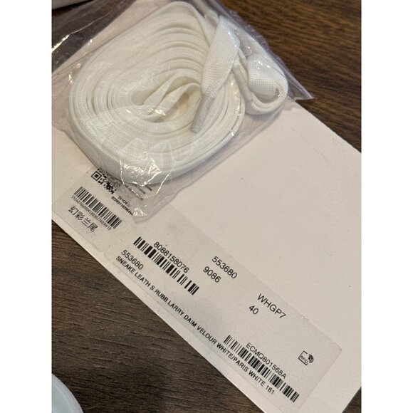 Alexander McQueen oversized thick sole Larry Daim White and Iridescent Leather S - Picture 2 of 16